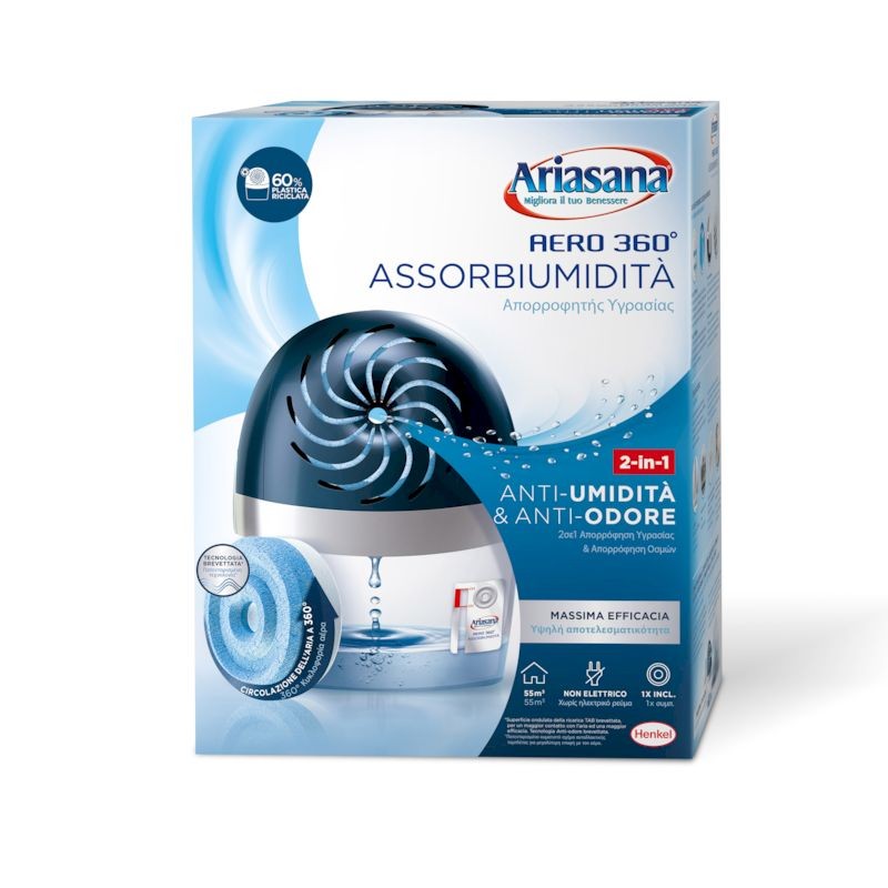 Kit Assorbiumidità Aero360 1 ricarica Ariasana