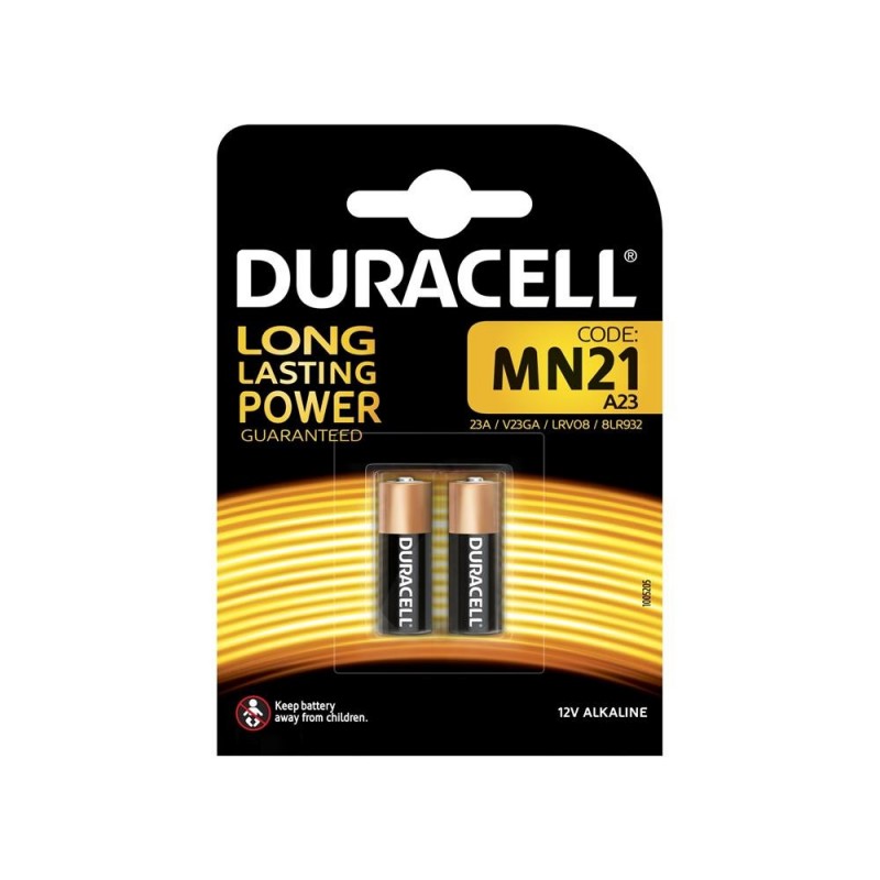 Batteria mn21 12v- apricancello/macchina blister 2pz