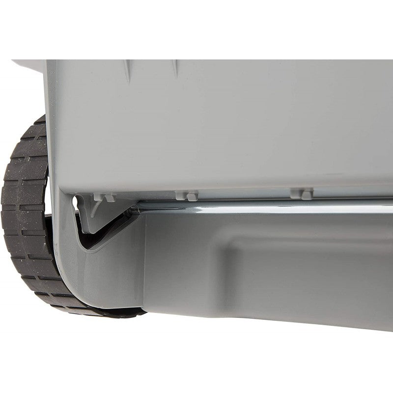 Bidone carrellato blu 100 LT