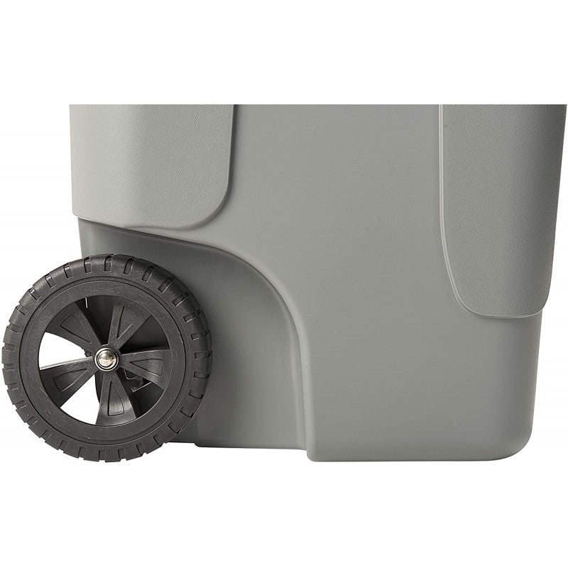 Bidone carrellato blu 100 LT