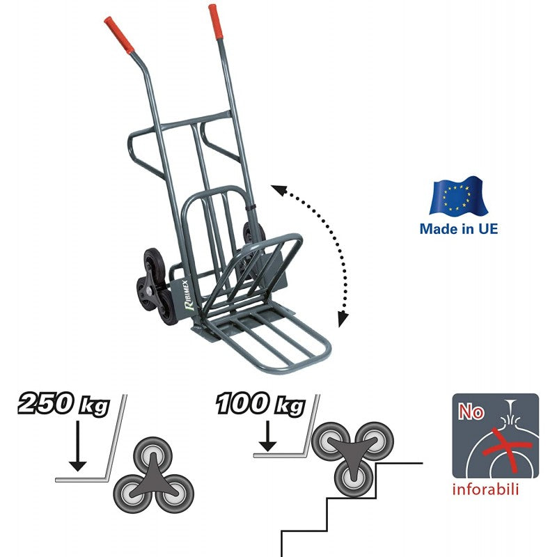 Carrello portatutto per scale