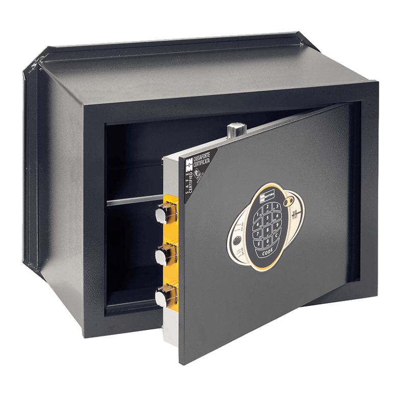 Cassaforte con chiusura a combinazione elettrica