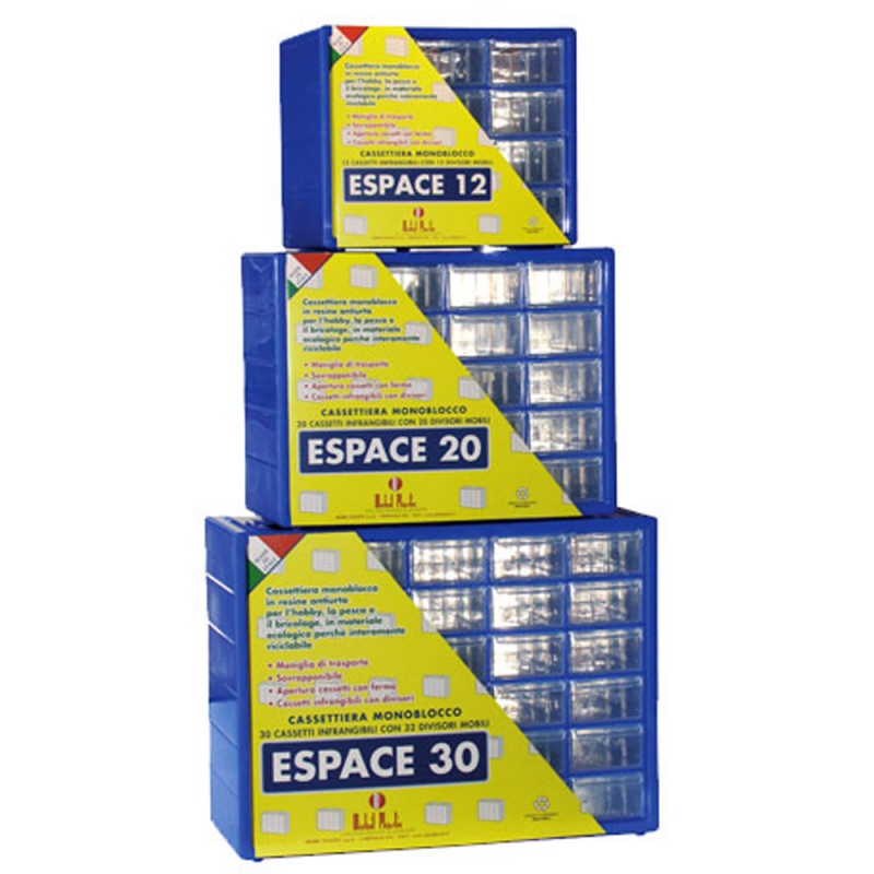 Contenitore Espace a 12-20-30 cassetti