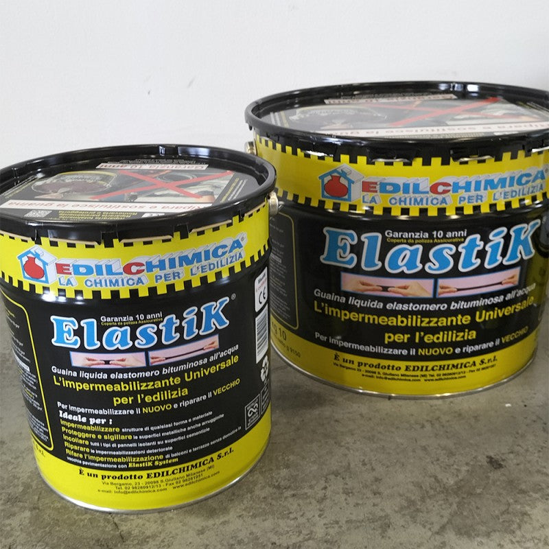 Guaina liquida bituminosa impermeabilizzante Elastik Edilchimica
