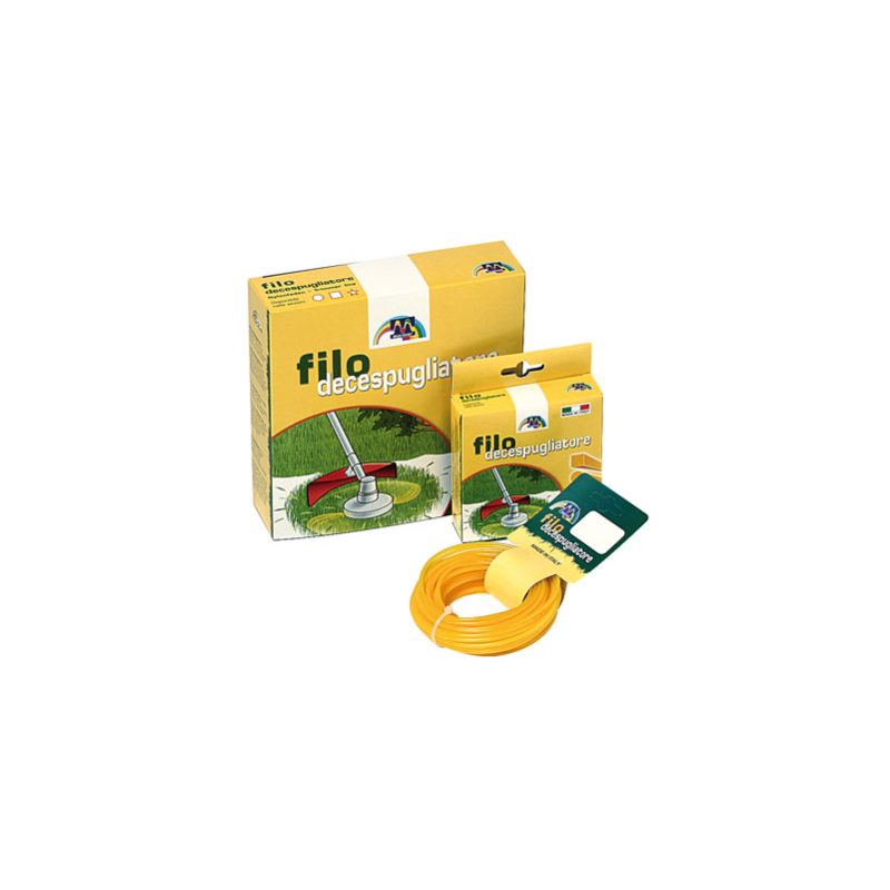 Filo decespugliatore quadro 4mm