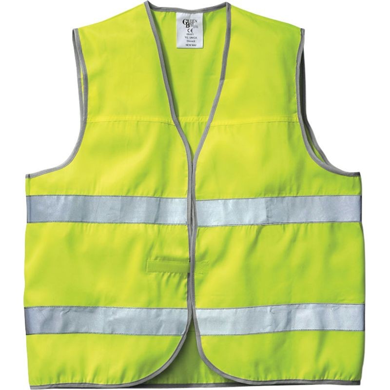Gilet alta visilibita' in poliestere