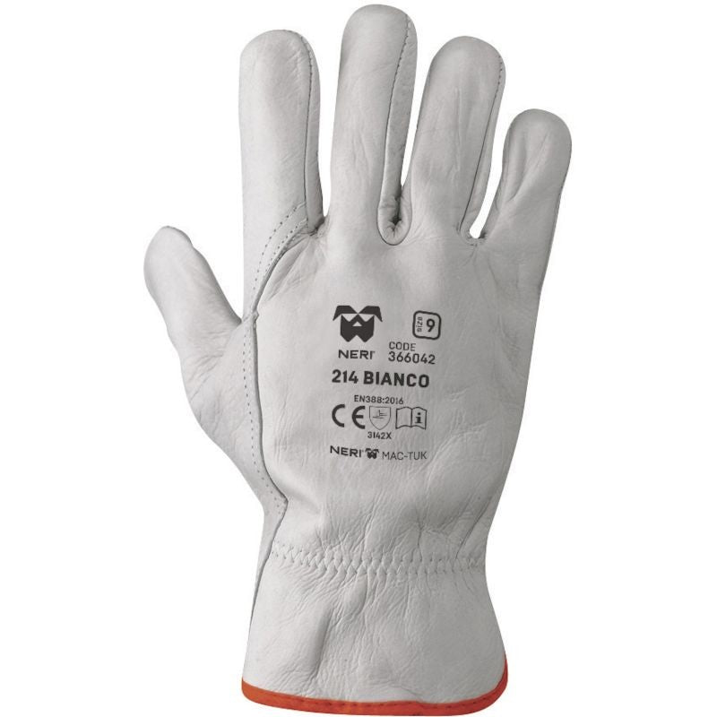 Guanti in fiore bovino