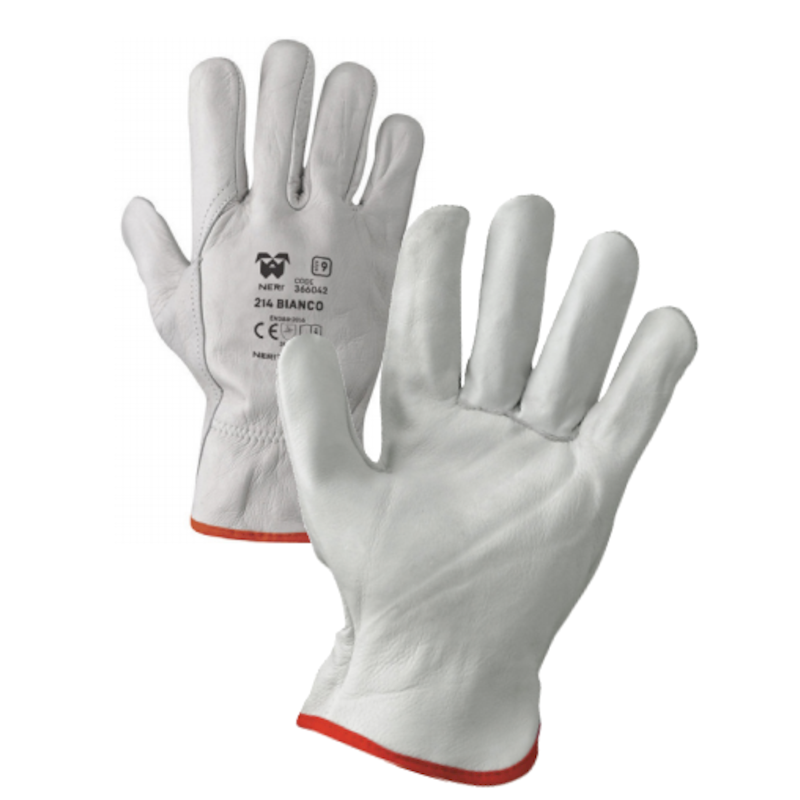 Guanti in fiore bovino