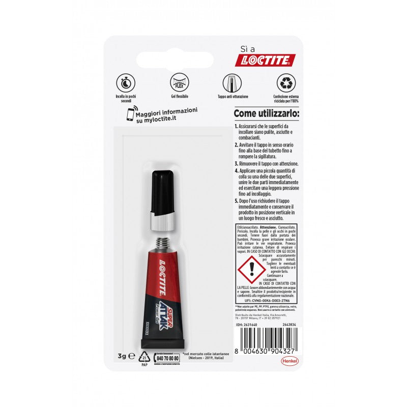 Loctite super attak flex power gel 3 gr