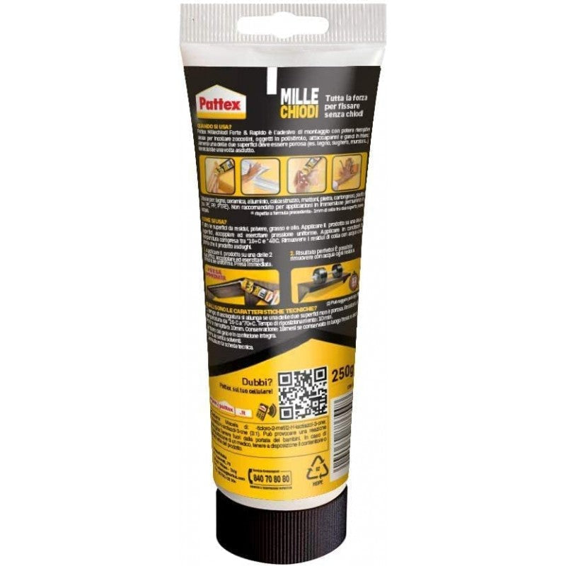 Millechiodi forte rapido 100 gr | Pattex