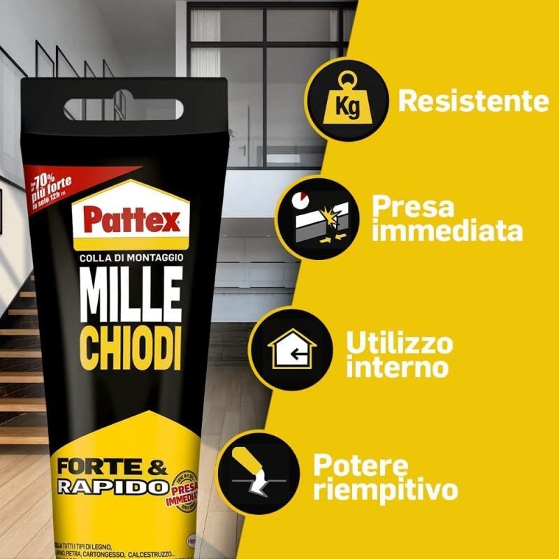 Millechiodi forte rapido 100 gr | Pattex