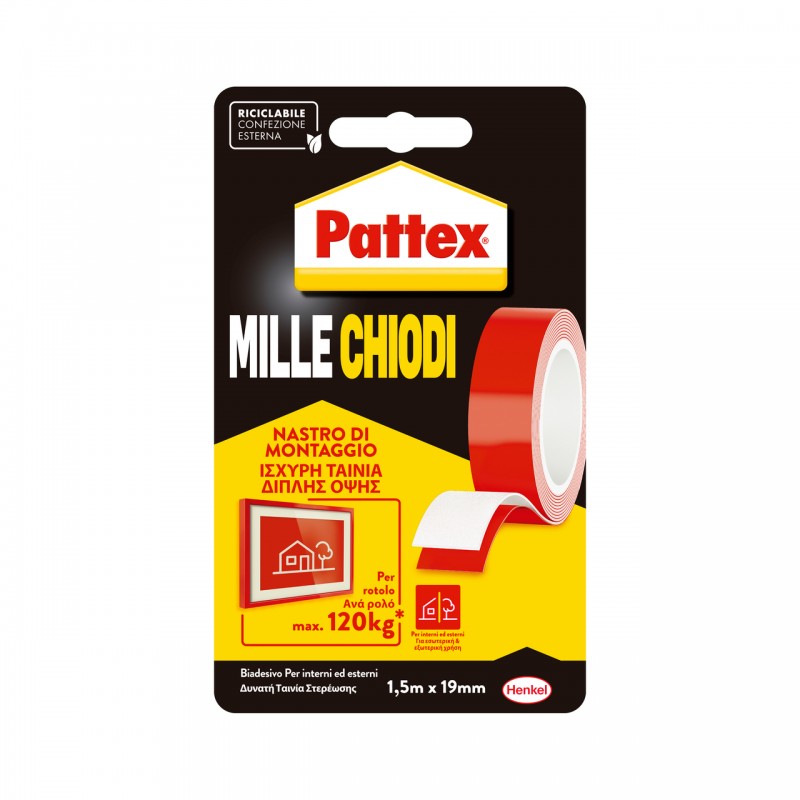 Millechiodi tape 19mm x 1,5m | Pattex