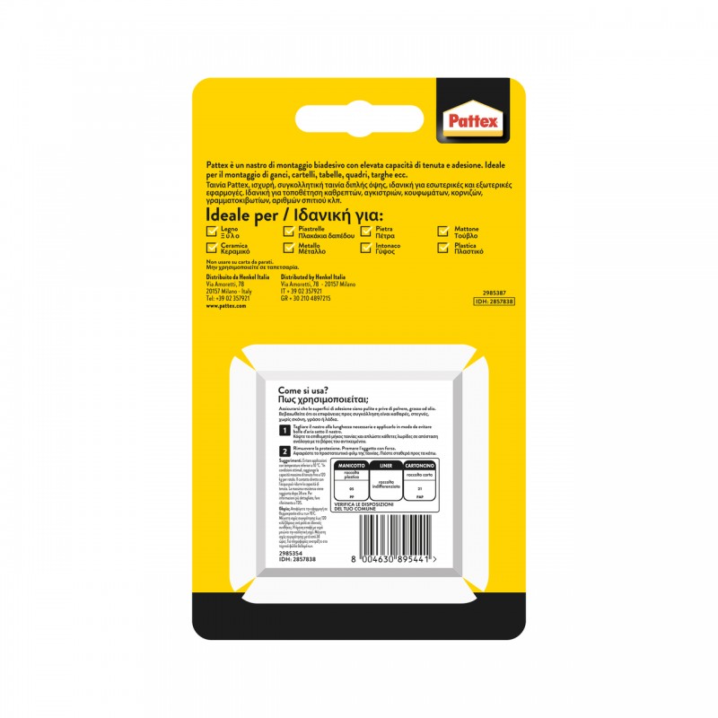 Millechiodi tape 19mm x 1,5m | Pattex