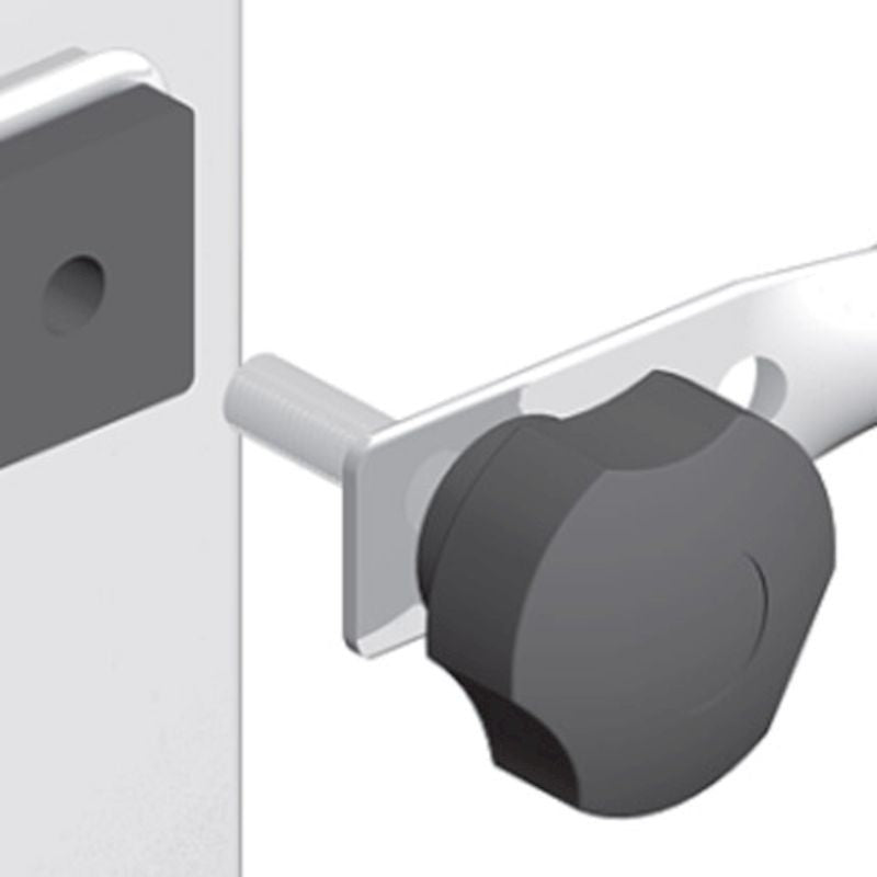 Minio trabattello alluminio h1,63 con piano lavoro