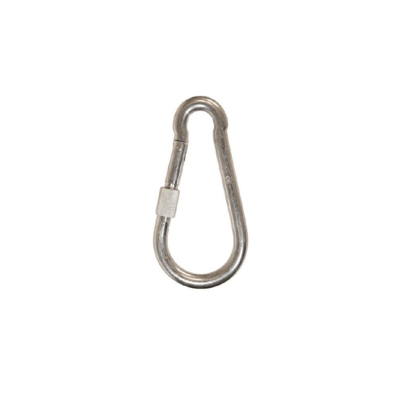 Moschettone con ghiera zincato