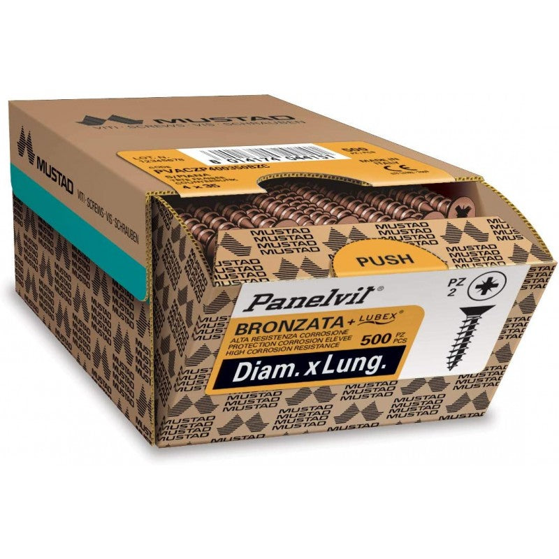 Panel-vit bronzata Mustad d. 3mm