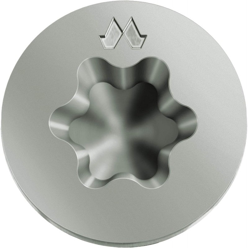 Panel-vit Parzialmente Filettata Cromata Mustad d. 4,5 mm