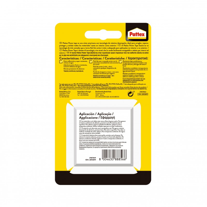 Pattex nastro telato power tape 50x5 m