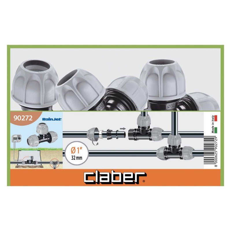 Raccordo T per Tubo da 1 pollice