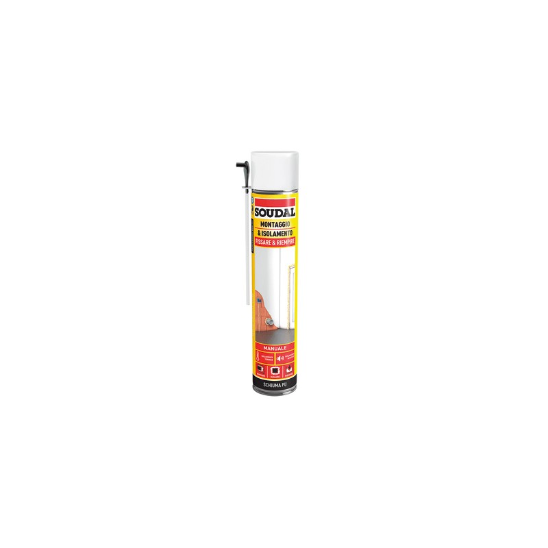 Soudal Schiuma poliuretanica manuale da 750ml