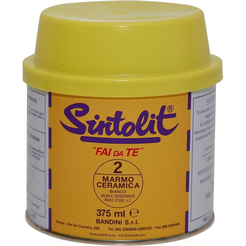 Stucco Per Marmo Bianco 375 ml Sintolit