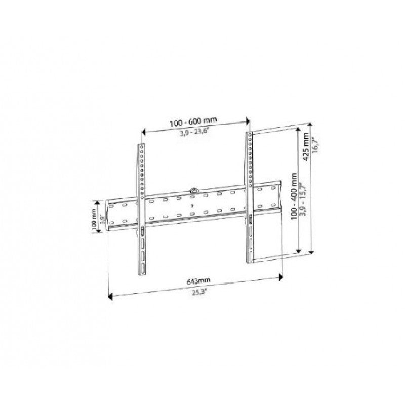Supporto per TV LCD/ Plasma e CURVED 15''-82”