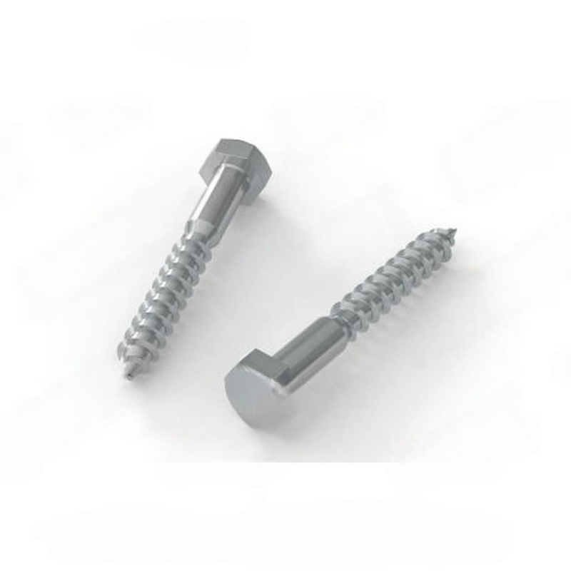 Tirafondo Testa esagonale12x100 Zn 4.8 Di571 Uni704 En14592