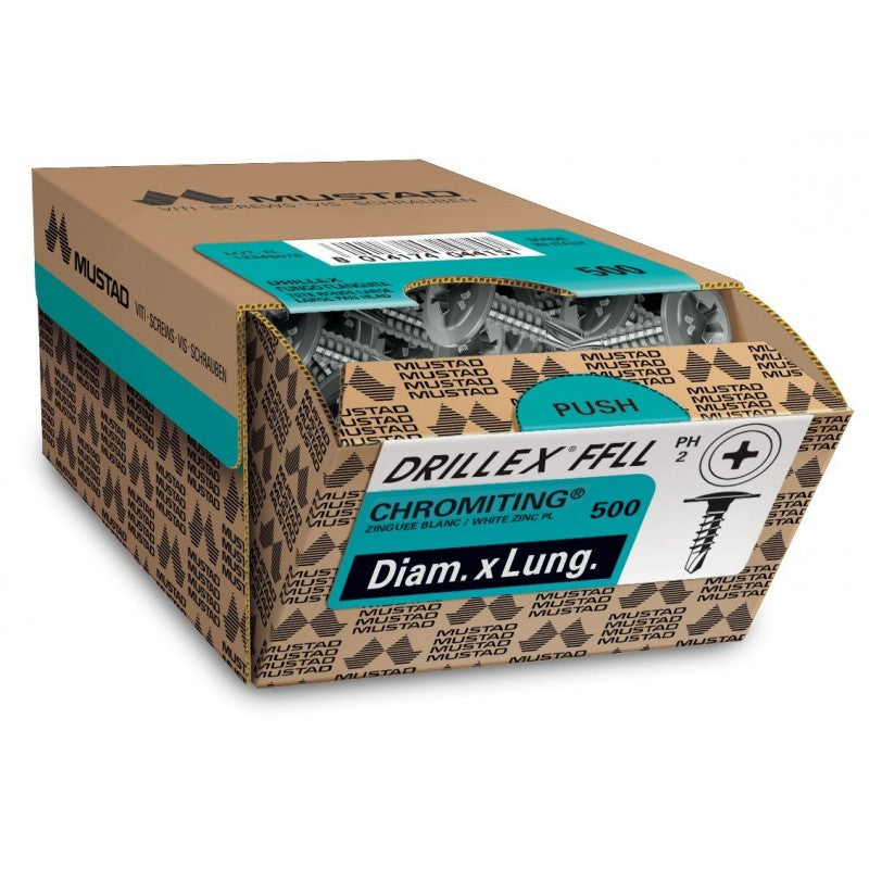 Vite perforante con rondella drillex Mustad